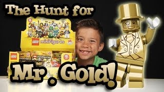 The Hunt for MR. GOLD! EvanTubeHD LEGO Series 10 Minifigure Unboxing - PART 1