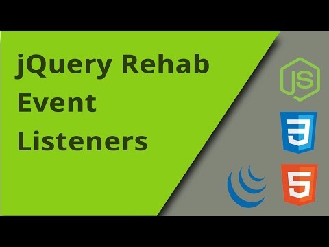 jQuery Rehab Event Handling Episode 7