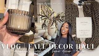 FALL HOME DECOR HAUL | TARGET + HOBBY LOBBY | BUDGET FRIENDLY | TRUSTING GOD CHIT CHAT | VLOG 2023