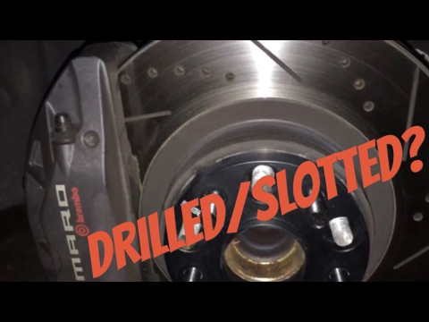 2016/2017 Camaro SS Cquence Drilled Slotted Zinc Rotors