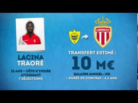 Officiel l'AS Monaco recrute Lacina Traoré
