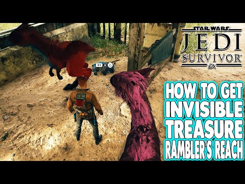 HOW TO GET THE INVISIBLE STABLES TREASURE in RAMBLER'S REACH OUTPOST Star Wars Jedi Survivor