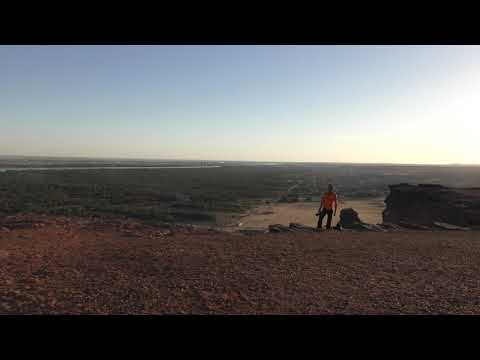 Day 8-Iosu Irigoien a great solo Traveller from Spain on Jebel Barkal mountain , Sudan
