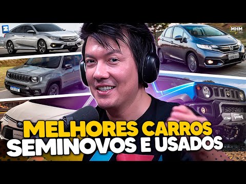 melhores CARROS SEMINOVOS para COMPRAR  (com FlatOut Brasil) | PODCAST do MHM