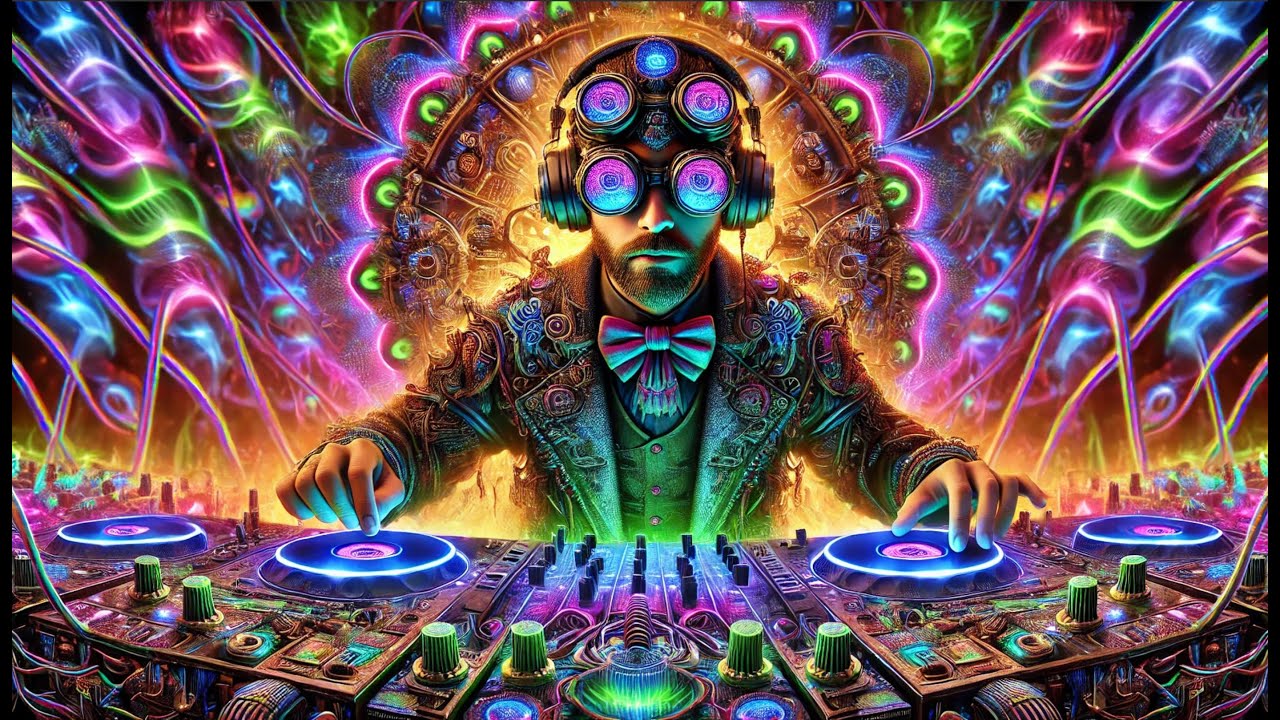 Psychedelic trance 2024 by DJ Nexxus 604 • 6 hours non-stop music vol.8 [AI trippy video]