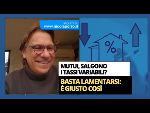 Mutui, salgono i tassi variabili? Basta lamentarsi: è giusto così - Zuppa di Porro 16 dic 2022