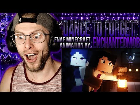 Vapor Reacts #857 | FNAF SL MINECRAFT ANIMATION 'Dance to Forget' by EnchantedMob REACTION!!