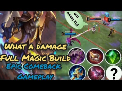 kaja MVP gameplay with full magic damage build/brust damage before 9 min/Mobile Legends Bang Bang 👍💥