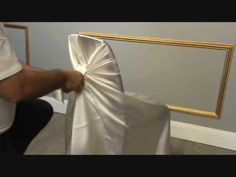 Installation of designer chair cover