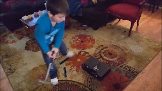 Kid Temper Tantrum Smashes Last VCR! Deleted Oh Sh