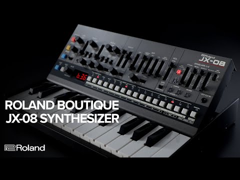 Roland JX-08 Boutique Series Polyphonic Synthesizer Module with K-25m Keyboard 2021 - Present - Black image 6