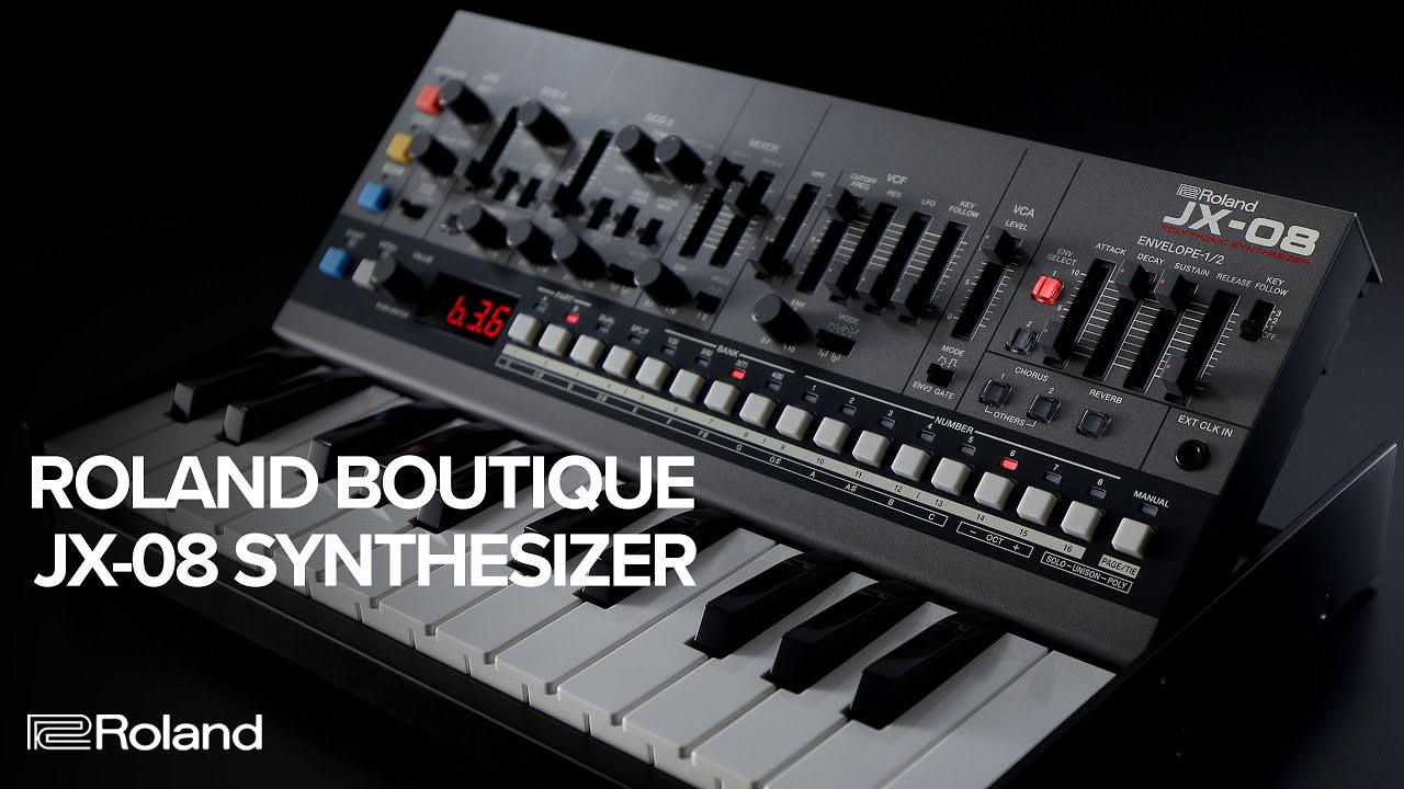 Roland Boutique JX-08 Synthesizer: Overview and Demo - YouTube