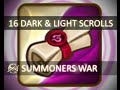 Summoners War - 16 Dark & Light Scrolls Opened ...