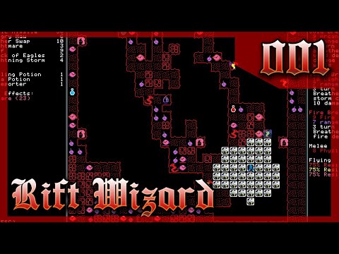 Roguelike nur mit Zaubern - Rift Wizard - #001 - Deutsch/German Let's Test
