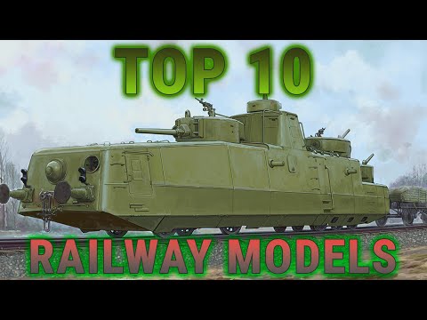 TOP 10 Railway Model Kits – Locomotives, Armored Trains & More!