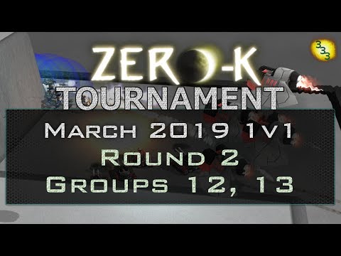 2019/03/30 1v1 Tournament - Round 2 - Zero-K