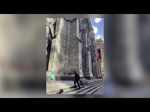 NYC Saint Patrick’s Cathedral Vandalism
