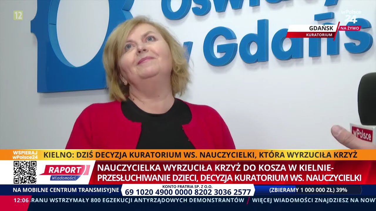 Kielno: Dziś decyzja kuratorium ws. nauczycielki, która wyrzuciła krzyż ...