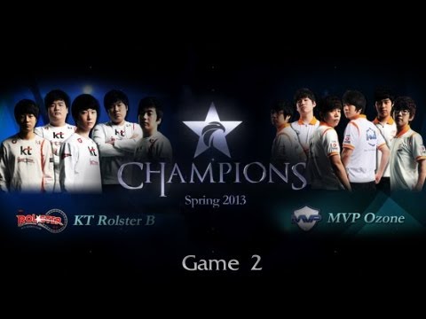 KT Rolster B vs. MVP Ozone game 2 - OGN LOL Champions Spring 2013 Quarter-Finals