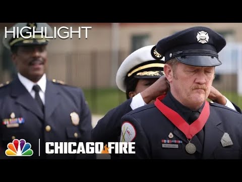 Mouch Is Given the Firefighter's Award of Valor - Chicago Fire (Episode Highlight)