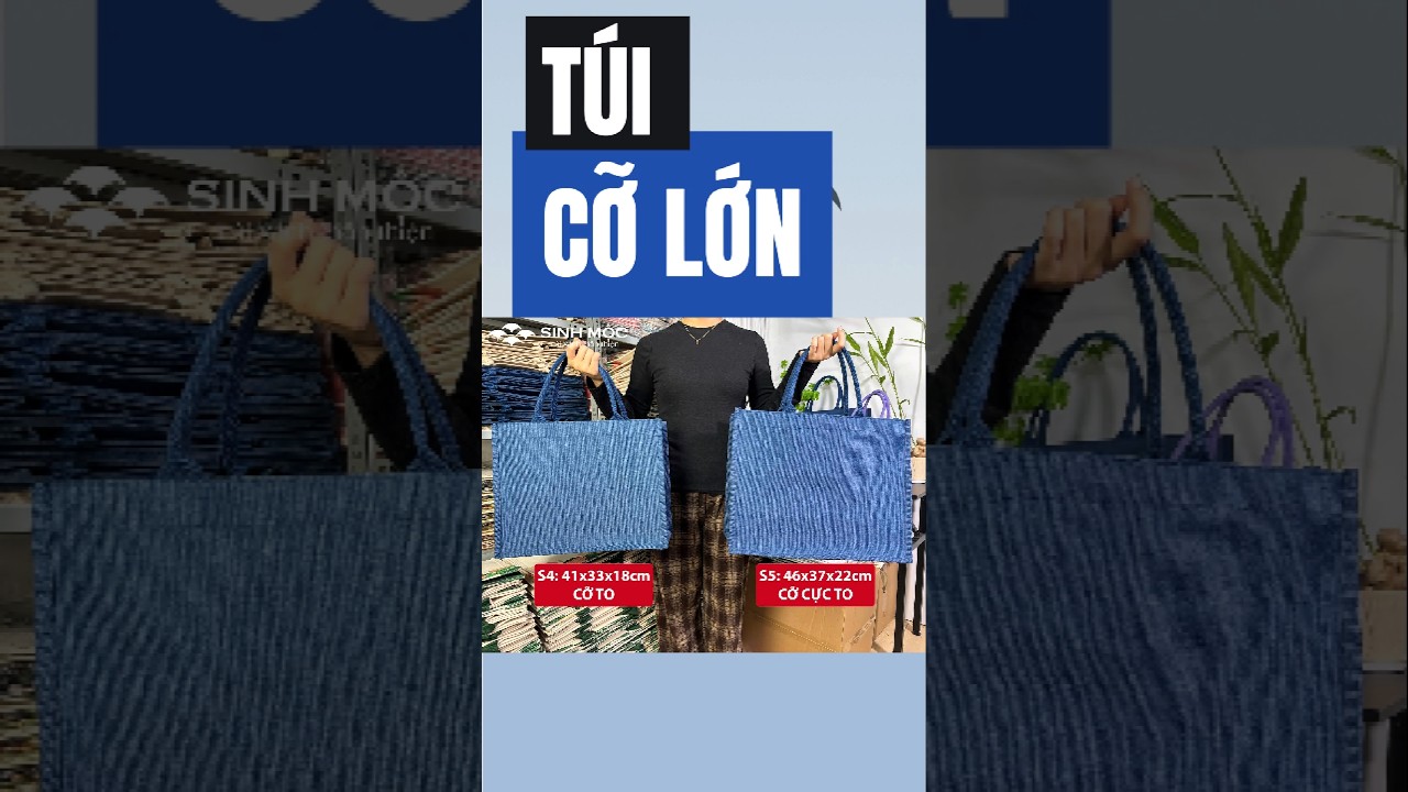 Túi linen to cỡ lớn chống thấm nước – túi xách thời trang đựng nhiều đồ - M3305B (Linen XANH)