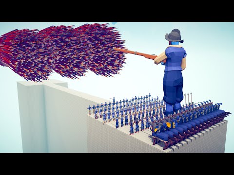 100x RENAISSANCE ARMY & GIANT vs EVERY GOD - Totally Accurate Battle Simulator TABS