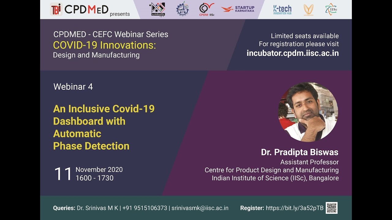 An Inclusive Covid-19 Dashboard with Automatic Phase Detection