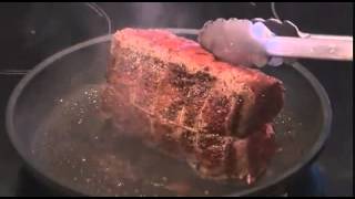 Roast Beef - Pan to Oven Roasting.flv
