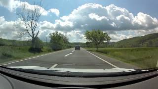 preview picture of video 'Driving E60 road from Targu-Mures to Brasov, Romania, June 2nd, 2012, timelapsed'