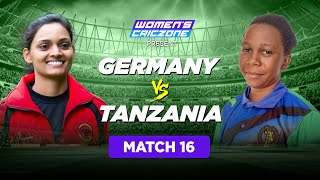 🔴 LIVE: Germany v Tanzania - Match 16 | Kwibuka T20 Tournament 2022