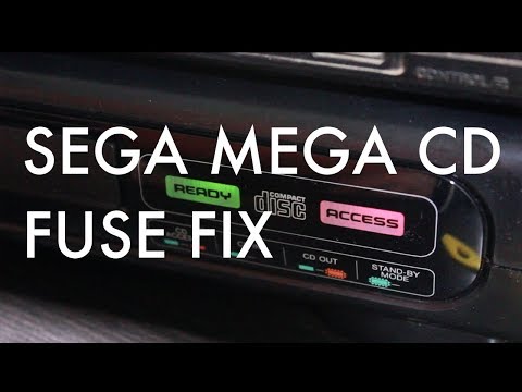 SEGA Mega CD fuse fix & cleanup - ebay Spares and Repairs