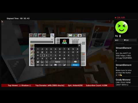 a guy with no brain. aka Tyler Flamilton the first - MINECRAFT LIVE WITH VIEWERS