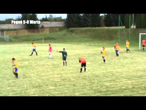 Bramki z meczu towarzyskiego Pogoń Lwówek - Warta Sieraków