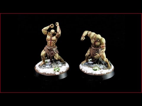 Frostgrave: flesh golems/ golems de chair (360° showcase)