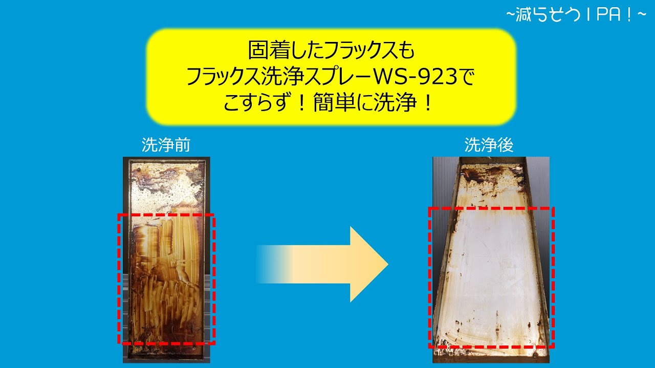 フラックス洗浄剤(フラックスクリーナー・フラックスリムーバー)WS-923