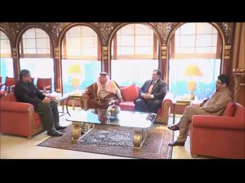 Shahid Khaqan Abbasi MEETS Majed Abdullah Al-Qasabi.