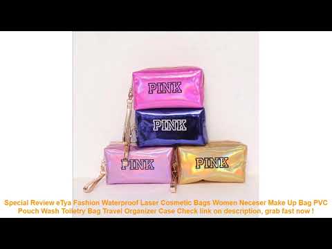 eTya Fashion Waterproof Laser Cosmetic Bags Women Neceser Make Up Bag