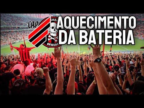 AQUECIMENTO BATERIA OS FANÁTICOS: Athletico-PR 1x2 Vitória na Arena da Baixada RECORDE DE PÚBLICO