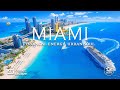Miami 4K Drone Footage | Tropical Beaches, Turquoise Waters & Iconic City Vibes Deep House Chill