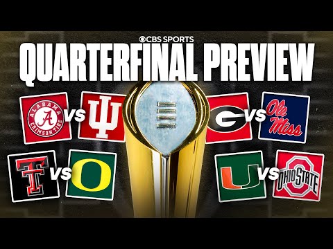 College Football Playoff Quarterfinal Preview | Picks & Predictions for EVERY game ✅