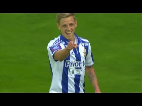 Sören Rieks placerar in 1-0 för Göteborg - TV4 Sport