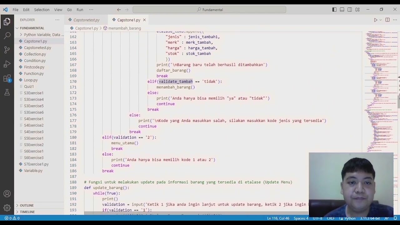 Capstone Project Module 1 - Fundamental Programming (with Python)