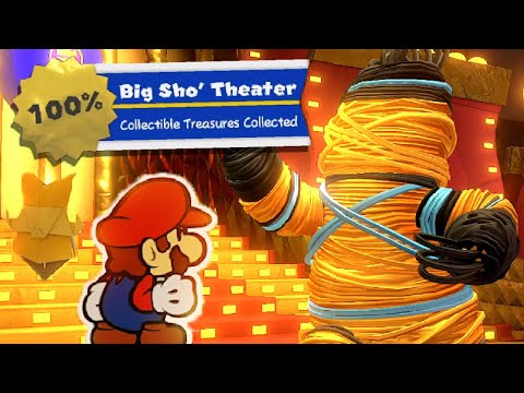 Paper Mario The Origami King Walkthrough Part 14: Rubber Band in the Big Sho Theater