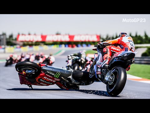 MotoGP 23 Crash Compilation - MotoGP 2023 By Ten Minute #02