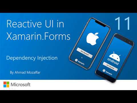 11 Dependency Injection with MVVM using ReacitiveUI in Xamarin Forms | AK Academy