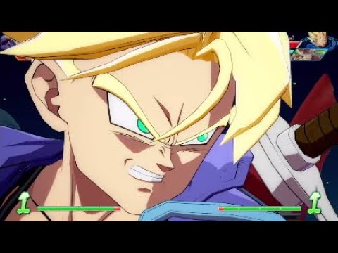 DBFZ FT5 Bardock/Trunks/Kid Buu vs Gotenks/16/Vegeta