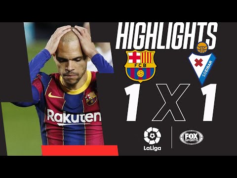 Gols e lances de Barcelona x Eibar