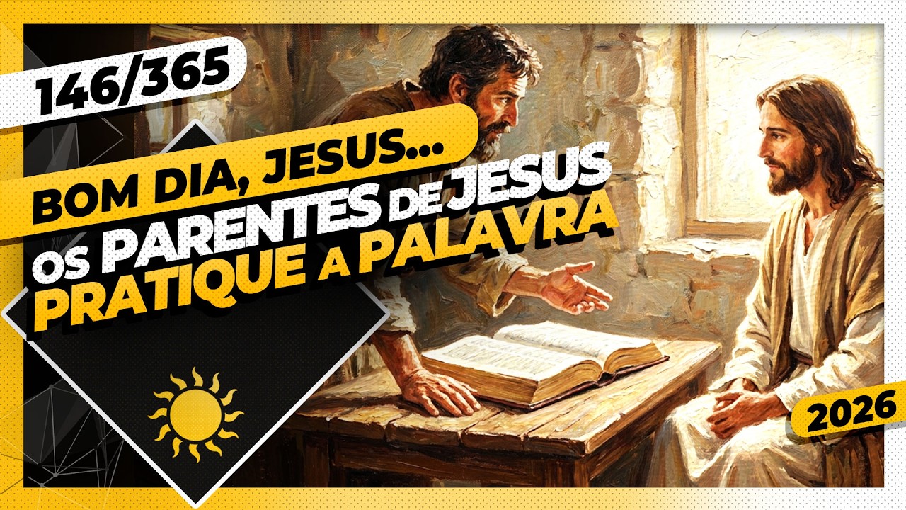 OS PARENTES DE JESUS: PRATIQUE A PALAVRA - Bom dia, Jesus! 146/365 (2026)