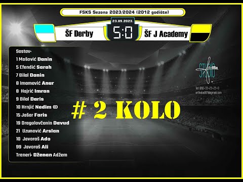 23.09.2023. ŠF Derby 5:0 ŠF J Academy