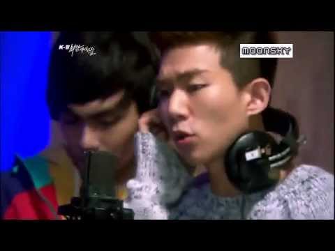 Kevin ( ZE:A )  @ M2 Junior sing "Stand Up" scene ( The Strongest K-POP Survival )